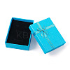 Rectangle Paper Jewelry Set Storage Boxes with Bowknot CON-TAC0014-04A-2