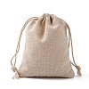 Cotton Packing Pouches Drawstring Bags X-ABAG-R011-12x15-3