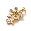 Brass Micro Pave Cubic Zirconia Pendants LS-KK-K358-01C-G-2