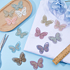 30Pcs 10 Colors Polyester Iron on/Sew On Patches PATC-HS0001-03-5