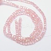 Electroplate Glass Bead Strands EGLA-J028-6x6mm-ABM-3
