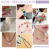 240Pcs 12 Colors Transparent Spray Painted Glass Beads GLAA-PH0003-27-6