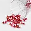 Faceted Colorful Eco-Friendly Poly Styrene Acrylic Round Beads SACR-K001-6mm-6-3
