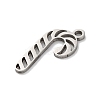 Anti-Tarnish Christmas 201 Stainless Steel Pendants STAS-Q015-08P-2