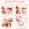 DIY Resin & Alloy & Polymer Clay Rhinestone European Beads Bracelets & Necklace Jewelry Making Kits DIY-YW0009-46-3