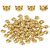 80Pcs Tibetan Style Alloy Kitten Beads FIND-LP0002-26-1
