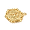 Brass Pendants KK-B126-01G-P-2