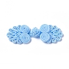 Handmade Chinese Frogs Knots Buttons Sets BUTT-WH0014-29G-1