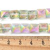 Electroplate Glass Beads Strands EGLA-L045-B-5