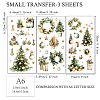 3 Sheets 3 Styles PVC Waterproof Decorative Stickers DIY-WH0404-169-2