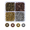 Gear Tibetan Style Alloy Spacer Beads PALLOY-CJ0001-55-RS-1