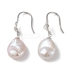 Anti-Tarnish Sterling Silver Dangle Earrings EJEW-C087-05B-P-1