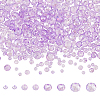 700Pcs 4 Styles Transparent Glass Beads GLAA-AN0001-01-1