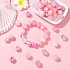 100Pcs Transparent & Opaque Acrylic Beads SACR-CJ0001-85-6