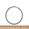 201 Stainless Steel Cuba Chian Bracelet for Men BJEW-B138-01P-5