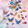 64Pcs 32 Styles Epoxy Resin Pendants FIND-CD0001-43-6