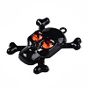 Baking Paint Alloy Rhinestone Pendants PALLOY-N176-109B-2