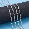 304 Stainless Steel Cable Chains CHS-K002-02-3mm-5