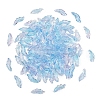 100Pcs Baking Paint Transparent Glass Pendants GLAA-YW0004-81B-1