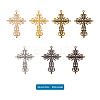 Hollow Alloy Big Pendants PALLOY-CD0001-07-6