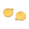 Brass Charms LS-KK-WH0034-46G-2