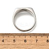 304 Stainless Steel Rectangle Finger Rings for Women LS-RJEW-B120-01P-3