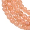 Natural Sunstone Beads Strands G-G342-A01-4.5mm-4
