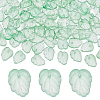 100Pcs Autumn Theme Two-Tone Transparent Glass Charms GLAA-PH0003-84B-1