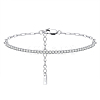 Clear Cubic Zirconia Tennis Bracelets BJEW-I314-009B-1