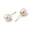 Iron Stud Earring Findings STAS-WH0029-02C-01-1-2