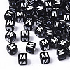 Opaque Acrylic Beads X-SACR-N002-01M-1