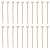 26Pcs Brass Micro Pave Clear Cubic Zirconia Head Pins KK-BBC0018-97G-01-1