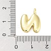 Rack Plating Brass Balloon Letter Pendants KK-C050-01G-N-3