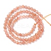 Natural Sunstone Beads Strands X-G-K315-B02-A-4
