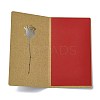 4 Sets Kraft Paper Greeting Cards AJEW-DJ0002-12C-2