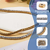 2 Strands 2 Colors Electroplate Non-magnetic Synthetic Hematite Beads Strands G-CW0001-11-4