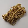 Polyester Metallic Braid Lace Trim OCOR-WH0089-22A-2