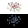 Star UV Plating Luminous Rainbow Iridescent Acrylic Beads LACR-R001-11A-1