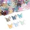 120Pcs 10 Colors Baking Paint Glass Beads DGLA-FS0001-19-2