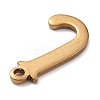 PVD Vacuum Plating  304 Stainless Steel Charms STAS-H112-J-AB-3