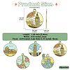 20Pcs 5 Styles Alloy Enamel Pendants ENAM-FS0004-06-4