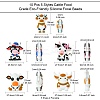 10Pcs 5 Styles Cattle Food Grade Eco-Friendly Silicone Focal Beads SIL-CJ0001-68-2
