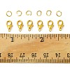 Zinc Alloy Lobster Claw Clasps FIND-FS0002-40G-5