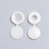 Plastic Hinged Screw Covers LS-DIY-WH0164-65B-2