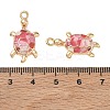 Brass with Enamel Pendants KK-CBA61F8-04G-02-3