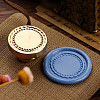 Golden Plated Wax Seal Brass Stamp Head LS-AJEW-C031-01C-1