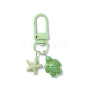 4Pcs Turtle & Starfish Synthetic Turquoise Pendant Decorations HJEW-JM04264-4