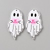 Halloween Printed Opaque Acrylic Pendants SACR-WH0006-23C-1