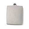 304 Stainless Steel Pendants STAS-G278-13AS-2