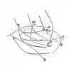 Non-Tarnish 304 Stainless Steel Ball Head Pins LS-S-STAS-O105-04-0.6x40-1